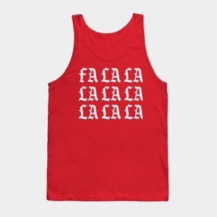 Deck The Halls - Fa La La La La La La La La - Christmas Music Tank Top